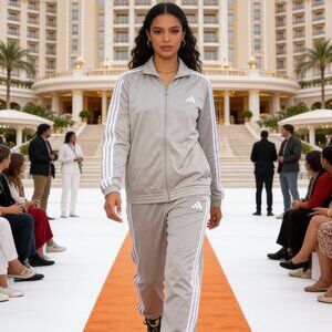 Adidas Women’s Wonder Alumina Track Set L JD4521 JD4536 2 Piece Jacket/Pants